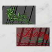 Sc mauvais de cartes de visite de Studioz (Devant / Derrière)