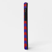 SC Monogram Chevron, Red-Blue iPhone 5/5s Hoesje (Achterkant/links)