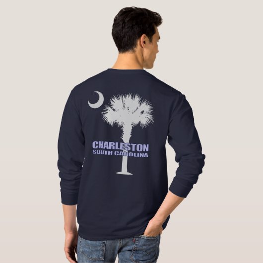 SC Palmetto & Crescent (Charleston) T-shirt (Achterkant volledig)