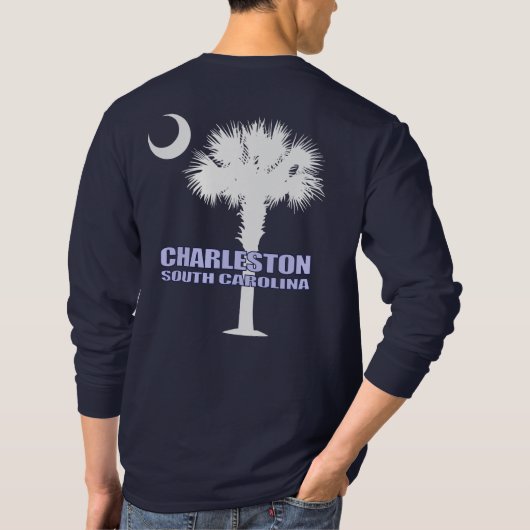 SC Palmetto & Crescent (Charleston) T-shirt (Achterkant)
