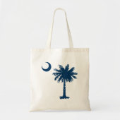 SC Palmetto en Crescent Tote Bag (Voorkant)