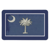 SC Palmetto State Vlag Magneet (Horizontaal)