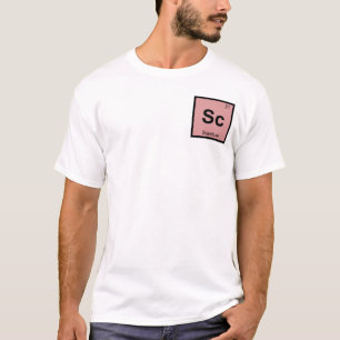 Sc - Scandium Chemistry Periodic Table Symbol T-shirt