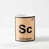 Sc - Schnapps Chemie Periodiek Systeem Symbool Koffiemok (Center)