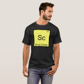 Sc - String Cheese Grappig Chemie Elementsymbool T-shirt (Voorkant volledig)