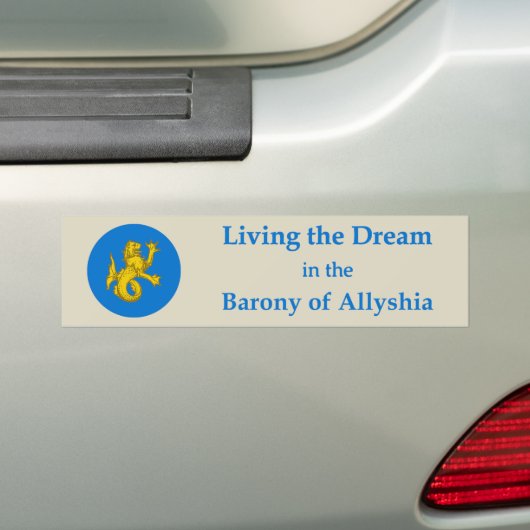 SCA Allyshia Bumper Sticker (Op auto)