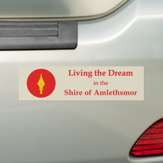 SCA Amlethsmor Bumper Sticker (Op auto)