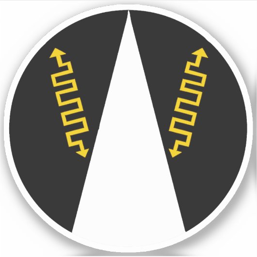 SCA Andelcrag Vinyl Sticker (Voorkant)