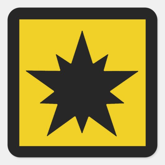 SCA Ansteorra Populace Badge Sticker (Voorkant)