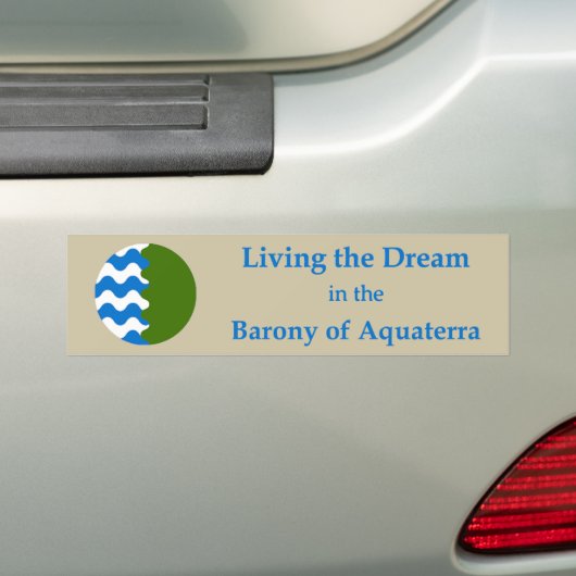 SCA Aquaterra Bumper Sticker (Op auto)