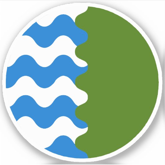 SCA Aquaterra Vinyl Sticker (Voorkant)