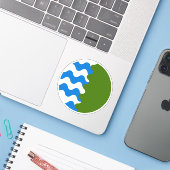 SCA Aquaterra Vinyl Sticker (Laptop met iPhone)