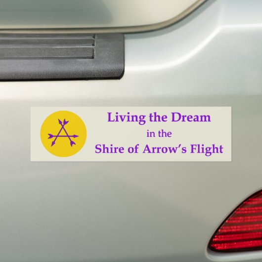 SCA Arrow's Flight Bumper Sticker (Op auto)