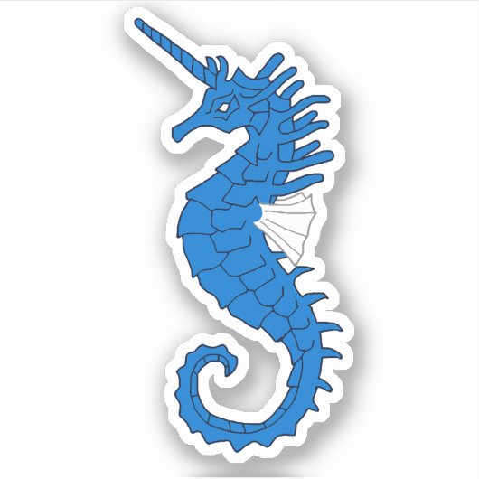 SCA Atlantia Custom-Cut Vinyl Sticker (Voorkant)