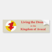 SCA Avacal Bumper Sticker (Voorkant)