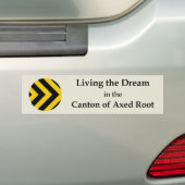 SCA Axed Root Bumper Sticker (Op auto)