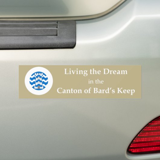 SCA Bard's Keep Bumper Sticker (En voiture)