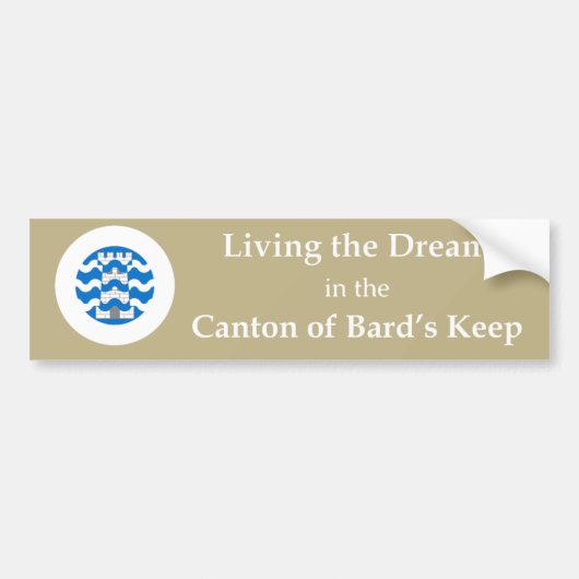 SCA Bard's Keep Bumper Sticker (Devant)