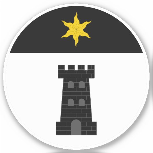 SCA Bordergate Vinyl Sticker (Voorkant)