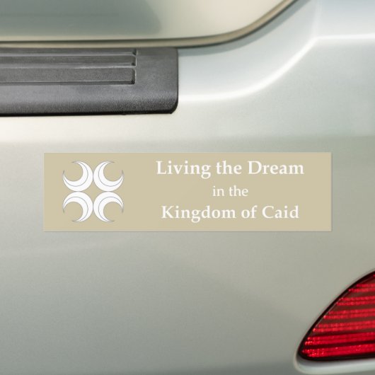 SCA Caid bumpersticker (Op auto)