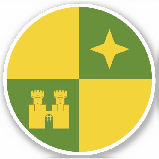 SCA Castle North Vinyl Sticker (Voorkant)