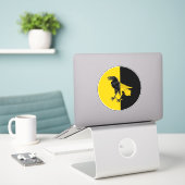SCA Champcorbeau Vinyl Sticker (Laptop op bureau)