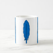 SCA Clan Blue Feather Coffee Mug (Centre)