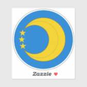 SCA Crescent Moon Vinyl Sticker (Vel)