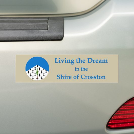 SCA Crosston bumpersticker (Op auto)