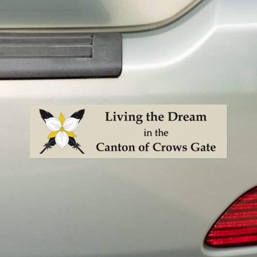 SCA Crows Gate bumpersticker (Op auto)