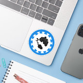 SCA Darach Vinyl Sticker (Laptop met iPhone)