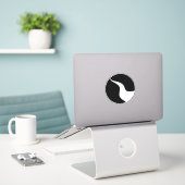 SCA Dark River Vinyl Sticker (Laptop op bureau)