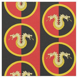 SCA Dragon's Laire Populace Badge Stof