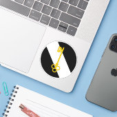 SCA Frostheim Vinyl Sticker (Laptop met iPhone)