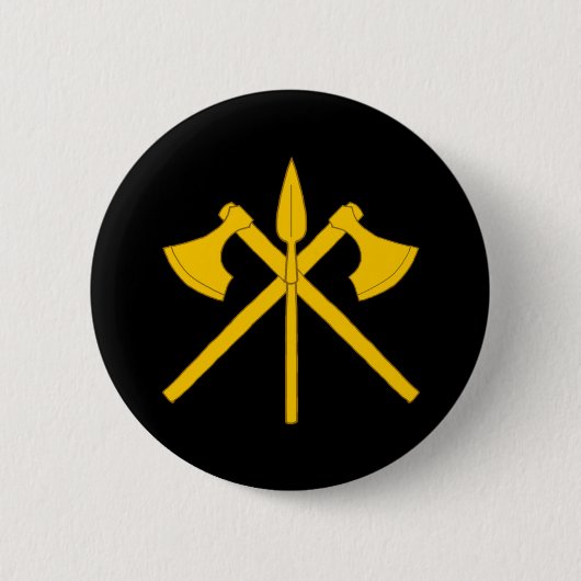 SCA-gegooide wapenmaarschalk Button (Voorkant)