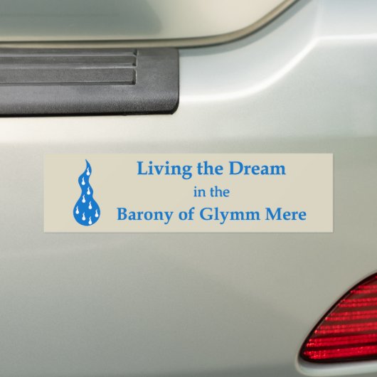 SCA Glymm Mere Bumpersticker (Op auto)
