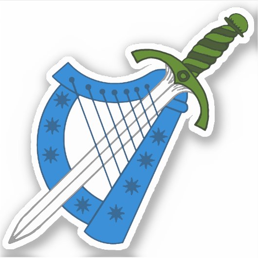 SCA Glyn Dwfn Custom-Cut Vinyl Sticker (Voorkant)