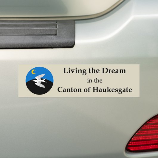 SCA Haukesgate bumpersticker (Op auto)