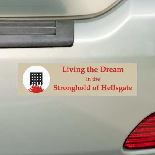 SCA Hellsgate bumpersticker (Op auto)