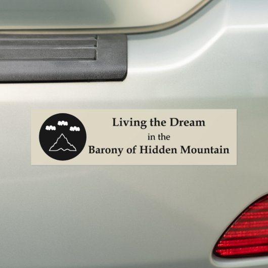 SCA Hidden Mountain Bumper Sticker (En voiture)