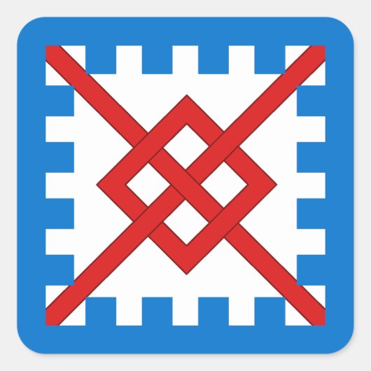 SCA Innilgard Populaire badge Vierkante Sticker (Voorkant)