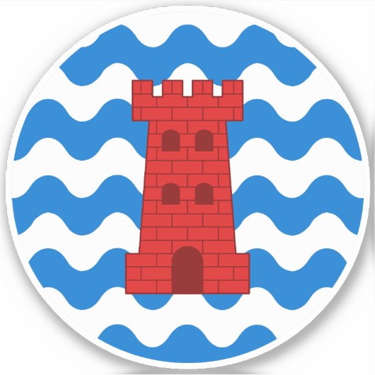 SCA Isles Vinyl Sticker (Voorkant)