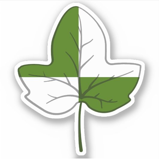 SCA ivyeinrust op maat gesneden vinyl Sticker (Voorkant)