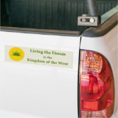 SCA Kingdom of the West Bumper Sticker (Sur camion)