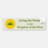 SCA Kingdom of the West Bumper Sticker (Devant)