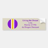 SCA l’Ile du Dragon Dormant Bumper Sticker (Devant)