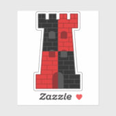 SCA Lonely Tower Custom-Cut Vinyl Sticker (Vel)