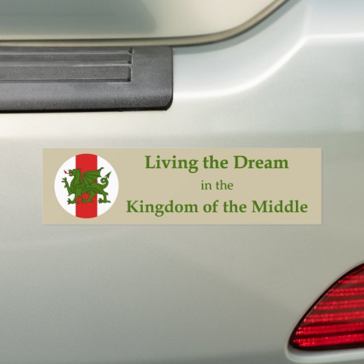 SCA Middle Kingdom bumpersticker (Op auto)