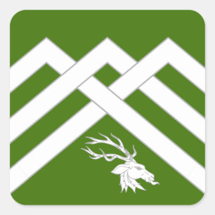 SCA Misty Ridge Bevolkingsbadge Sticker