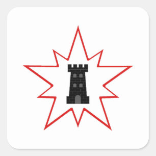 SCA NorthKeep Populace Badge Vierkante Sticker